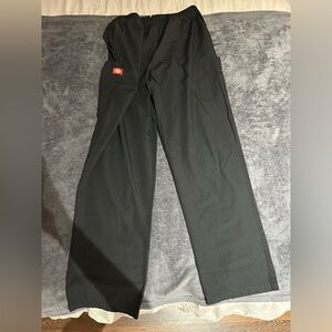 Dickies Black Cargo Scrub Pants XL